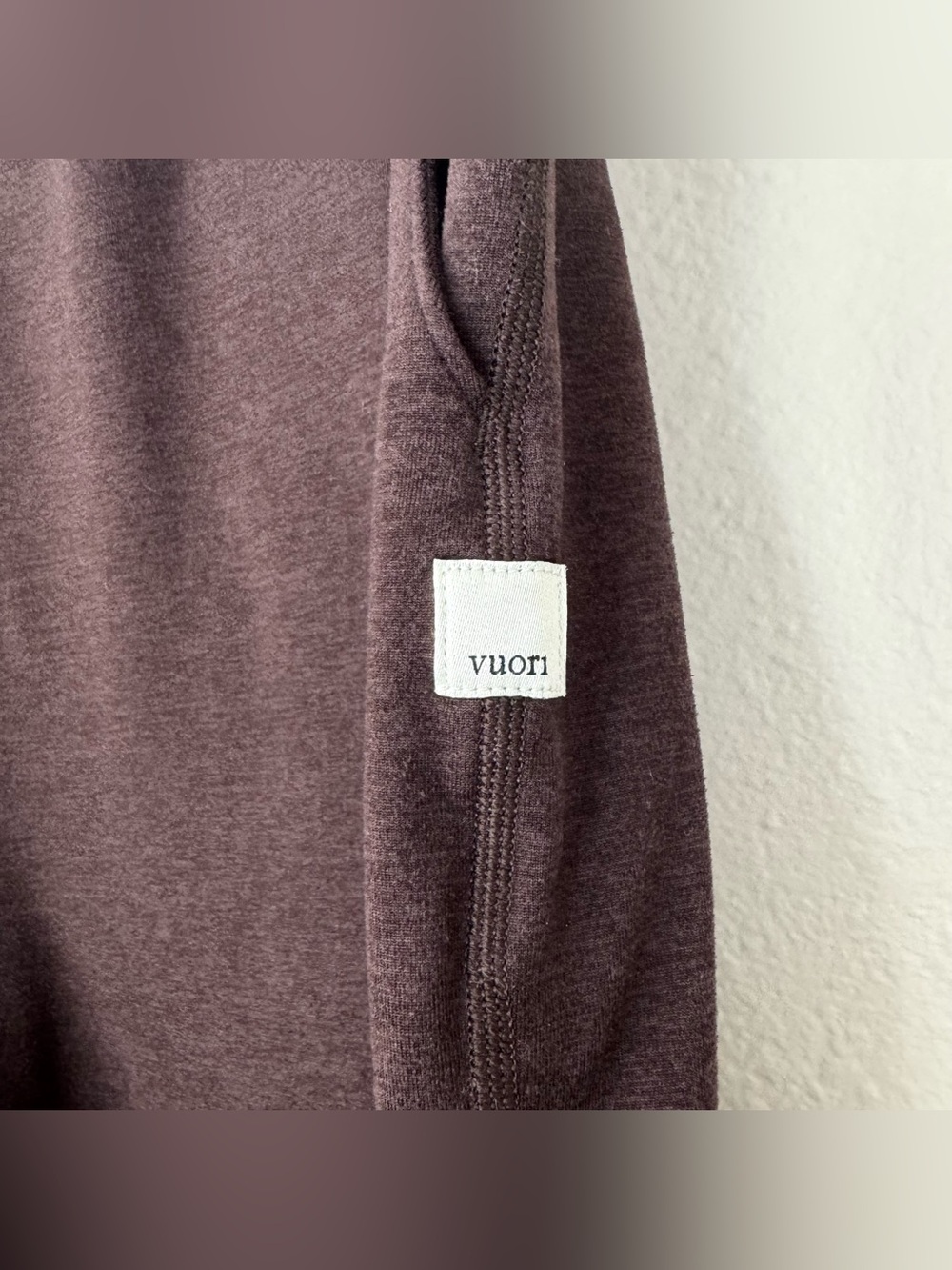 Vuori Performance Jogger Fig Heather Brown Lightweight DreamKnit Size Large - Picture 6 of 9